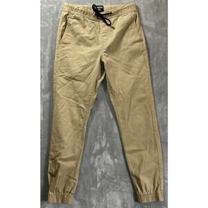 Levis Jogger Pants Mens XS Beige Denizen Elastic Waist/Leg Casual Academia